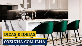 COZINHA COM ILHA  DICAS de COMO FAZER [upl. by Klenk]