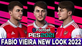 PES 2021 FABIO VIEIRA NEW FACE amp HAIRSTYLE [upl. by Damales]