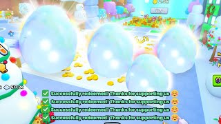 Hatching 4 TITANICS at ONCE to GET THIS Pet Simulator 99 [upl. by Annaet]