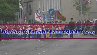 Dunaghy FB Ballymoney Full Parade 2024 [upl. by Smailliw]