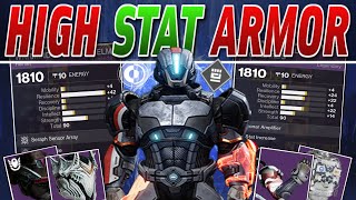 The BEST amp FASTEST Methods to Get HIGH STAT ARMOR in Destiny 2 Right Now  Destiny 2 [upl. by Eeleak]