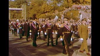 King Haakon VII of Norway funeral 1957 [upl. by Koressa996]