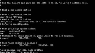 Linux  Setting up sudo users  How to configure Visudo in Redhat Linux [upl. by Eceinej]