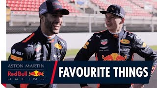 Daniel Ricciardo and Max Verstappen share their favourite things [upl. by Sayers]