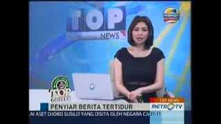 Lucunya Presenter TV Tertidur Sewaktu Siaran [upl. by Yeh]