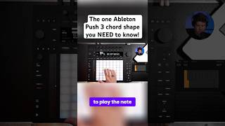 The one Ableton Push 3 chord shape you NEED to know ableton abletonpush abletonpush3 [upl. by Rosel]