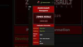 New SAS Zombie Assault Game Announced SAS 5 [upl. by Cornie]