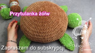 Poduszka żółw na szydełku Jak zrobić [upl. by Dnalra]