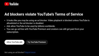 How to Disable Youtube Adblocker Blocker for Free uBlock Origin [upl. by Gran]