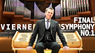 VIERNE  SYMPHONY NO 1 FINAL  ORGAN  JONATHAN SCOTT [upl. by Aramot796]