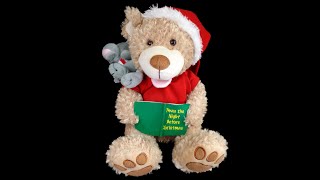 NIGHT BEFORE CHRISTMAS STORY TELLING BEAR [upl. by Ahsienal]