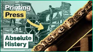 The Astonishing World Of Victorian Printing Press  Victorian Farm  Absolute History [upl. by Yarw62]