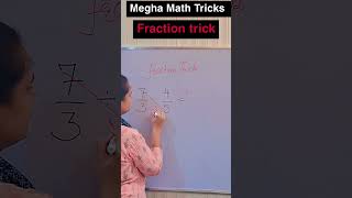 Fraction trick 👌✅️ fraction trending tricks viral shorts ytshorts useful important [upl. by Odnesor]