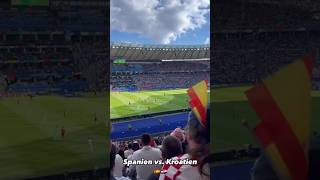 Spanien vs Kroatien 🇪🇸🇭🇷  Einblicke vor dem Spiel 🏟️ kroatien spanien españa hrvatska [upl. by Cornelie]