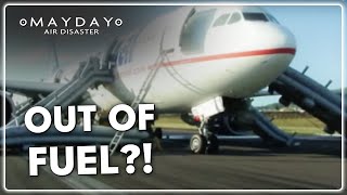 Out of Fuel at 39000 Feet  Mayday Air Disaster [upl. by Oiuqise]