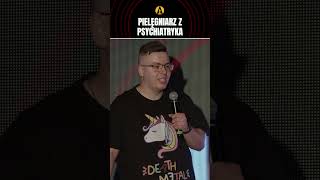 PIELĘGNIARZ Z PSYCHIATRYKA  Zobacz cały odcinek MASZ MINUTĘ maszminute standup komedia [upl. by Nuajed]