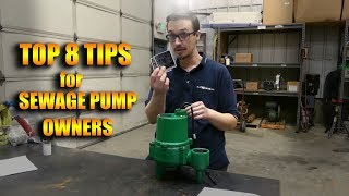 8 Things Sewage Pump Owners NEED to Know [upl. by Essej]