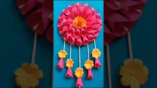 Beautiful handmaking paper craft ideaseasy paper wall hanging craft ideas diy craft trending [upl. by Oicinoid785]