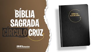 Bíblia Sagrada NVT Letra Grande  Círculo Cruz Preta • Livraria 100 Cristão [upl. by Amik]