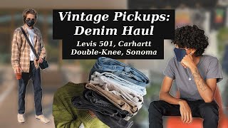 Vintage Shopping Denim amp Workwear Haul ft Tony22 [upl. by Eatton]