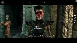 SKYRIM SE Dialogue Movement Enabler Mod [upl. by Ro]