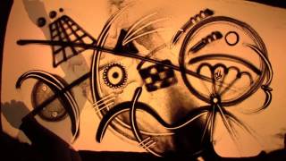 Omaggio a Kandinsky  Sand animation di Paola Saracini [upl. by Squires]