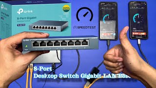 TPLink 🔥 TLSG108 8Port 101001000Mbps 🔥 Desktop Switch Gigabit LAN Ports 🔥 Unboxing Indonesia [upl. by Ahsi]