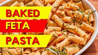 How to Make Viral Baked Feta Pasta in 8 Minutes [upl. by Oiril447]