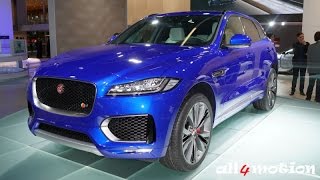 Jaguar FPace S SUV  IAA 2015 [upl. by Ulani]