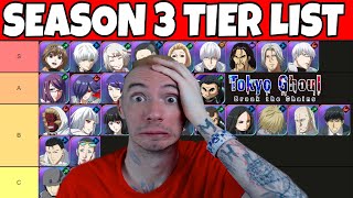 Season 3 Tier List Tokyo Ghoul Break The Chains [upl. by Reinke697]