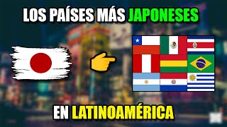 Migración Japonesa a Latinoamérica  Porcentaje de Población  Top Países [upl. by Anyd]