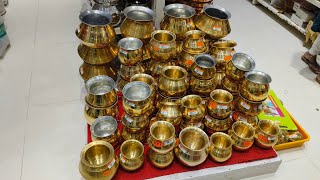 TNagar Saravana stores Traditional Pongal Panai Collections Brass amp Bronze Pot  Steel Utensils [upl. by Teerprah]