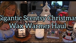 Gigantic Scentsy Christmas wax warmer haul 2024 [upl. by Adaval]