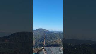 इस साल का सबसे Clear Himalaya View Dhanachuli से mukteshwarcity himalayaview [upl. by Shulins]