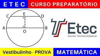 Vestibulinho ETEC 2025 🎯 Correção da Prova de MATEMÁTICA etec 2024 BoraETEC [upl. by Naeerb]