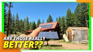 Solar Panels Roof vs Ground which is better Off Grid [upl. by Adnylem]