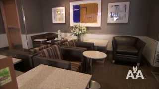 American Airlines and British Airways Open First Joint Admirals Club Lounge Denver [upl. by Annerol]