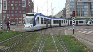 HTM RandstadRail Alstom RegioCitadis 40644020  Monstersestraat te Den Haag  tramlijn 4k  2016 [upl. by Turpin60]