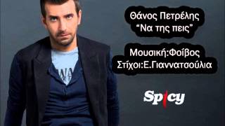 Θάνος Πετρέλης  Να της πεις  Thanos Petrelis Na tis peis  Official Audio Release HQ [upl. by Aisitel]