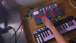 Lazuli Beach House Cover  Korg Electribe 2 amp Arturia Keystep [upl. by Aliuqehs]