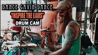 Dance Gavin Dance  Inspire The Liars  Drum Cam LIVE [upl. by Yht]