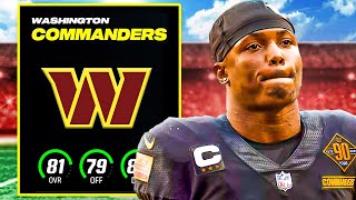 I SAVED the Washington Commanders in Madden 24 [upl. by Willa]