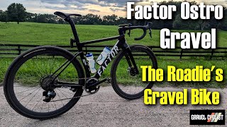 Factor Ostro Gravel Review The Roadies Gravel Bike [upl. by Akcirehs]