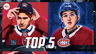 Montreal Canadiens Top 5 NHL Prospects [upl. by Farrison734]