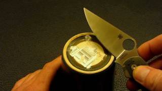 Sharpening Knives on a Coffee Mug [upl. by Reivaz]