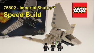 🚀 LEGO Star Wars Imperial Shuttle™  Speed Build  75302 [upl. by Eusebio190]