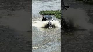 Polaris RZR ripping through the creek creeksquad rzr turbo polarisrzrvids polaris proxpro [upl. by Brest]