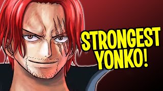 Shanks THE STRONGEST YONKO  One Piece Breakdown [upl. by Aiksa]