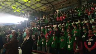 Valença Hino Nacional  Abertura final Corta Mato Escolar  Abr 2022 [upl. by Nilre]