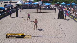 Fort Lauderdale 2022  QuiggleSchermerhorn vs SkjodtJerger  Court 1  Pro Series [upl. by Burwell]